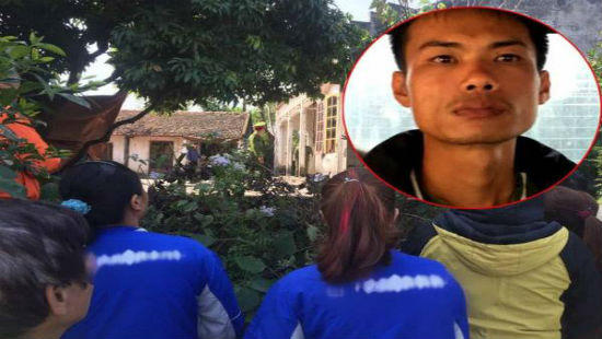 Do ghen tuông và không được "quan hệ" nên Khoa (ảnh nhỏ) đã ra tay sát hại vợ trên giường.