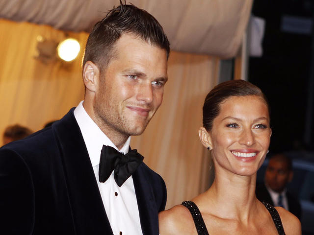 Cầu thủ bóng bầu dục Tom Brady và siêu mẫu Gisele Bündchen.