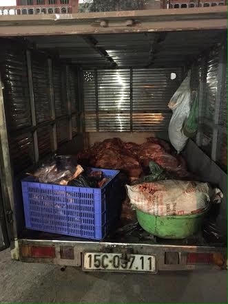 Tang vật bị cơ quan chức năng thu giữ..