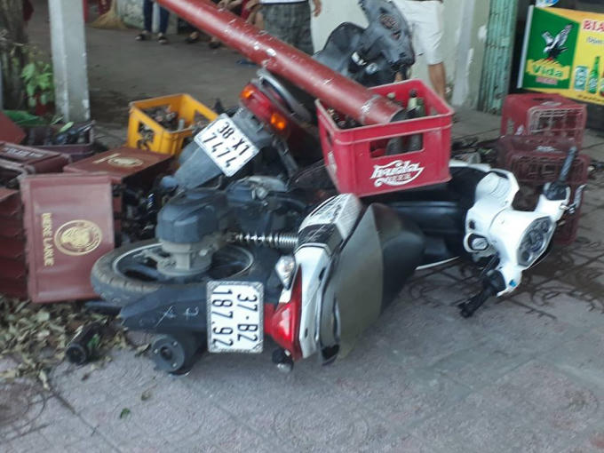 Nhưng khá nhiều tài sản bị hư hỏng nặng.