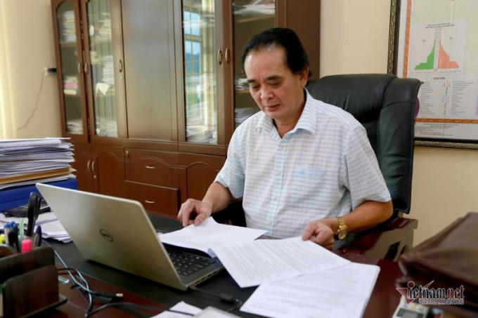 Ông Nguyễn Quang Sáng - Bí thư Huyện uỷ Mường Nhé, Điện Biên. Ảnh Vietnamnet.