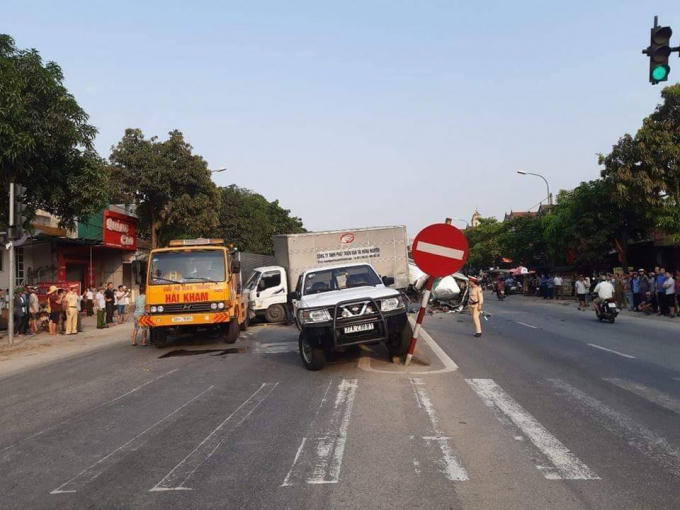 Hiện trường vụ tai nạn