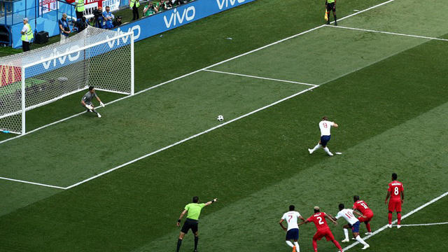 Kane có cú hat-trick trong trận đấu này. (Ảnh: Reuters)