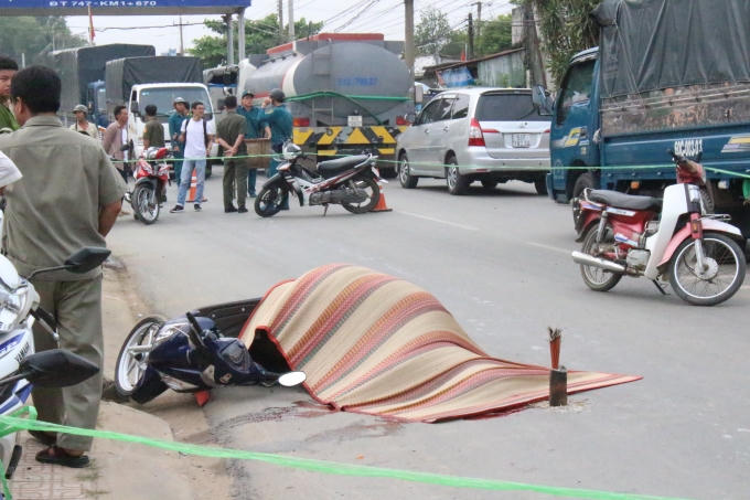 Hiện trường vụ việc.