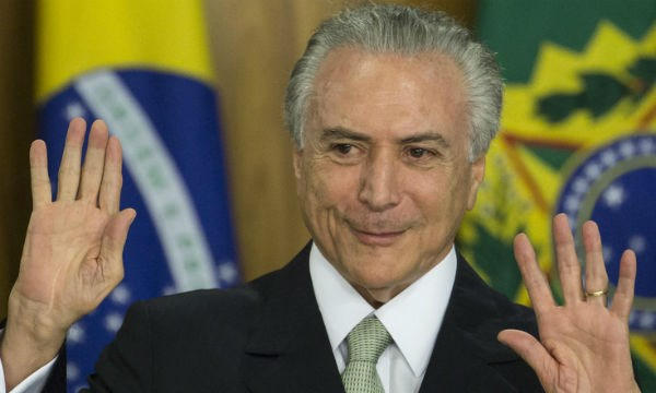 Ông Temer đang phải đối mặt với những tội danh nghiêm trọng.