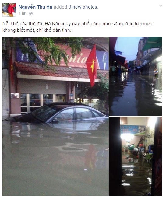 Facebooker Nguyễn Thu Hà chia sẻ