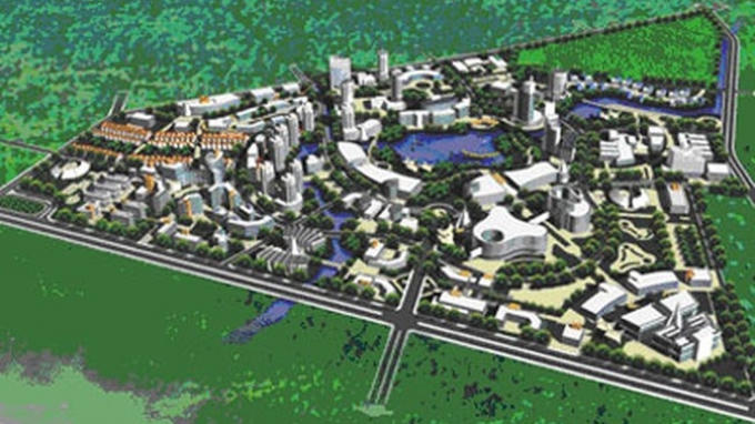 Phối cảnh Khu công nghệ cao sinh học Hà Nội.