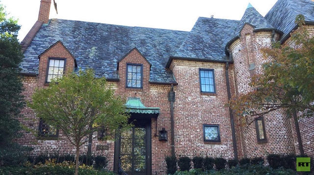 Mặt tiền căn biệt thự ở khu Kalorama mà gia đình Tổng thống Barack Obama sẽ thuê sau khi rời Nhà Trắng. (Ảnh: RT)