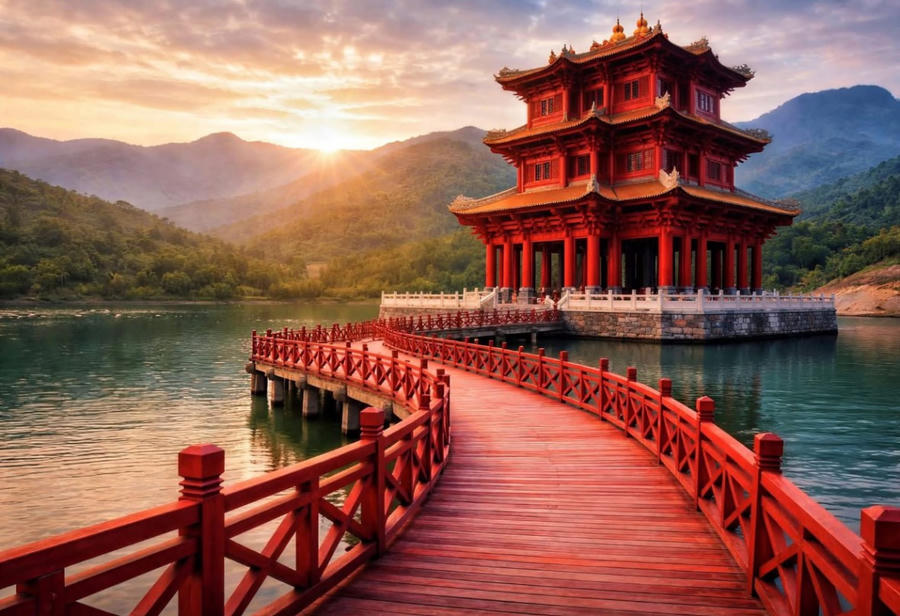 Lễ hội Xuân Tây Yên Tử năm 2026 được tổ chức nhằm tôn vinh tư tưởng Phật giáo Trúc Lâm Yên Tử, cầu nguyện quốc thái dân an và quảng bá sâu rộng hình ảnh vùng đất con người địa phương. Ảnh IT