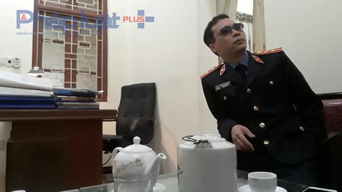 Ông Phạm Mạnh Hùng – Phó viện trưởng Viện kiểm sát nhân dân huyện Thanh Liêm.