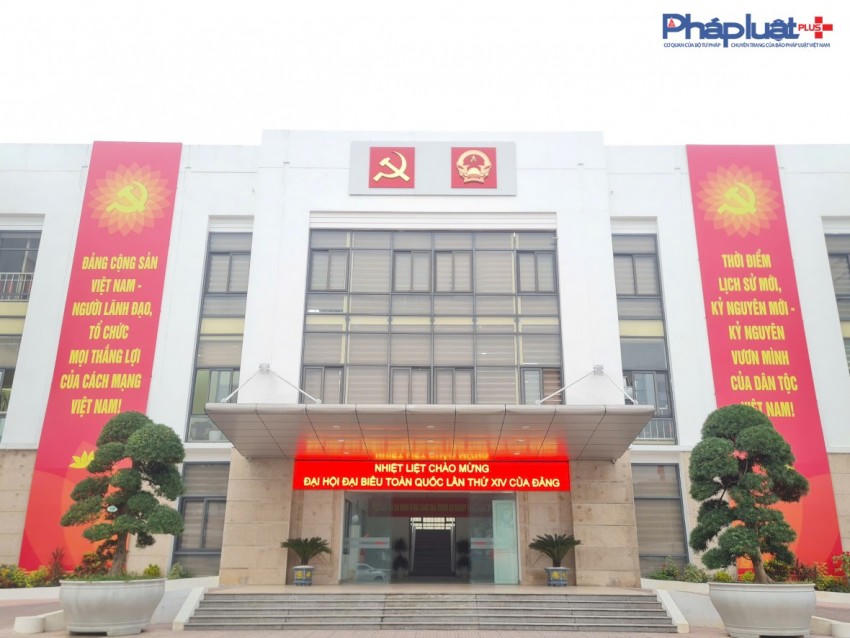 Trụ sở phường Xuân Phương khang trang hơn sau khi sáp nhập chính quyền địa phương hai cấp.
