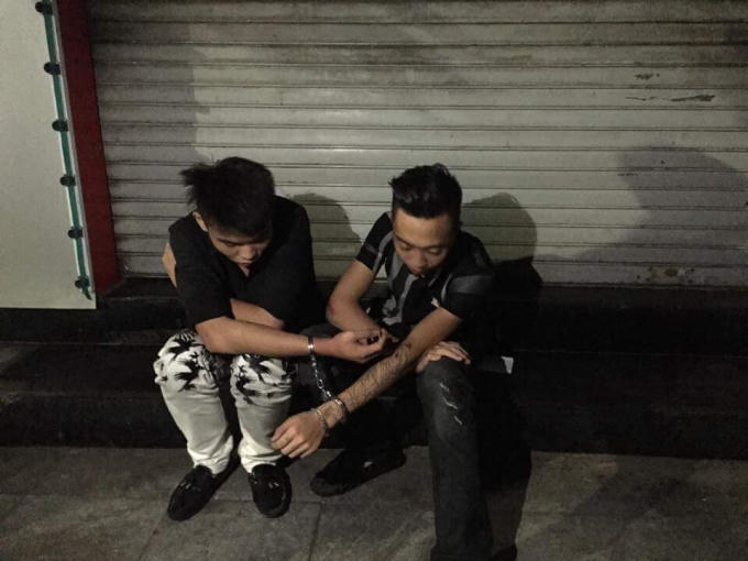 Hai đối tượng bị bắt giữ.