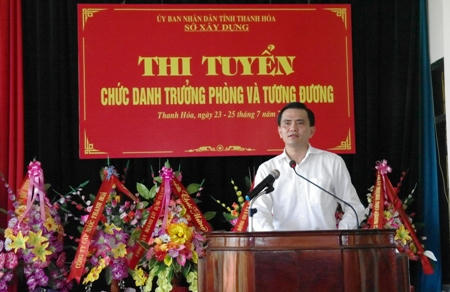 Ông Ngô Văn Tuấn - Phó chủ tịch UBND tỉnh Thanh Hóa. (Ảnh: Báo mới).
