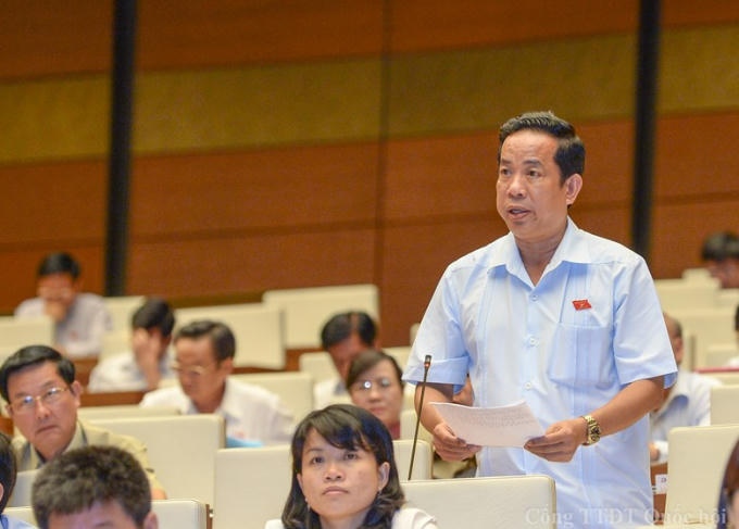 Đại biểu Đặng Thuần Phong (đoàn Bến Tre).