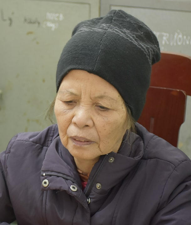 Bà Phạm Thị Xuân, nghi phạm gây nên cái chết thương tâm cho cháu nội.