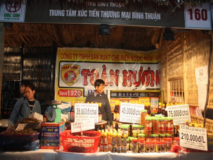 Nước mắm tỉnh Bình Thuận.