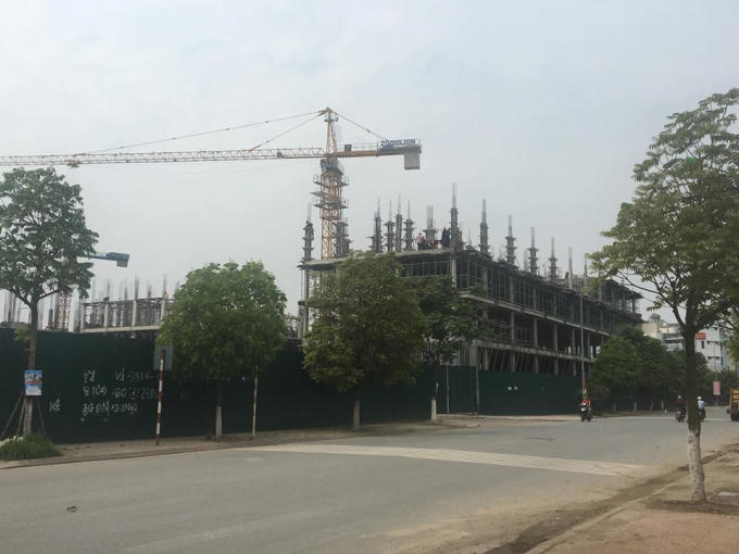 Dự án giáp 3 mặt tiền.