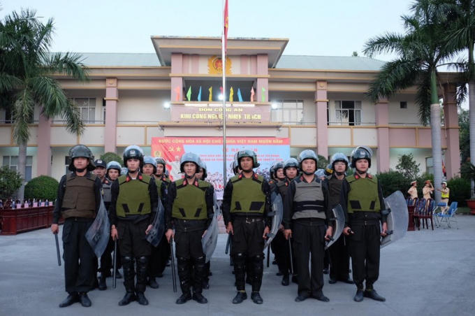 cong an huyen nhon trach tang cuong kiem soat tai cac kcn.