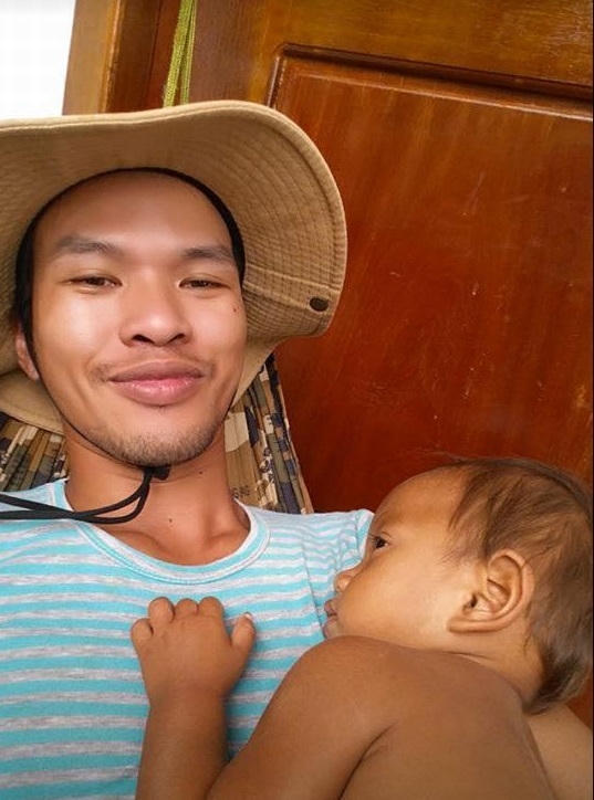 Hình ảnh chia sẻ trên Facebook cá nhân của người đàn ông. (FB: Dung Thanh)