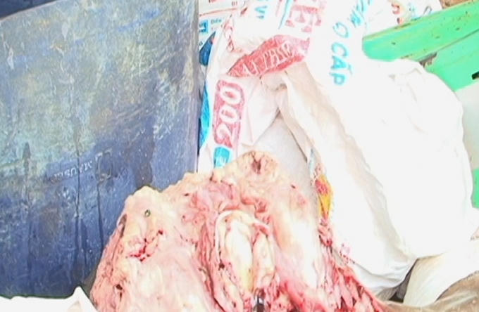 Tất cả số nội tạng này đều chưa qua kiểm dịch.