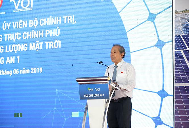 Phó Thủ tướng Trương Hoà Bình tại dự án