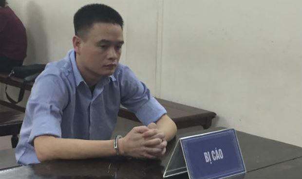 Bị cáo Nam tại phiên tòa phúc thẩm.