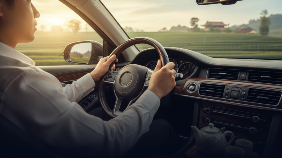 Thưởng trà thay rượu những ngày tết là một giải pháp tình thế để đối phó với máy đo nồng độ cồn mà còn là sự trở về với những giá trị văn hóa truyền thống tao nhã, thanh cao, giúp con người giữ được sự tỉnh táo cần thiết để làm chủ tay lái trên mọi nẻo đường. (Ảnh: Phạm Duy)