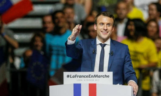 Tân tổng thống Pháp Emmanuel Macron.