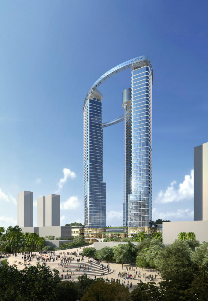 Vẻ đẹp khó cưỡng của Cocobay Towers tại trung tâm tổ hợp Cocobay.