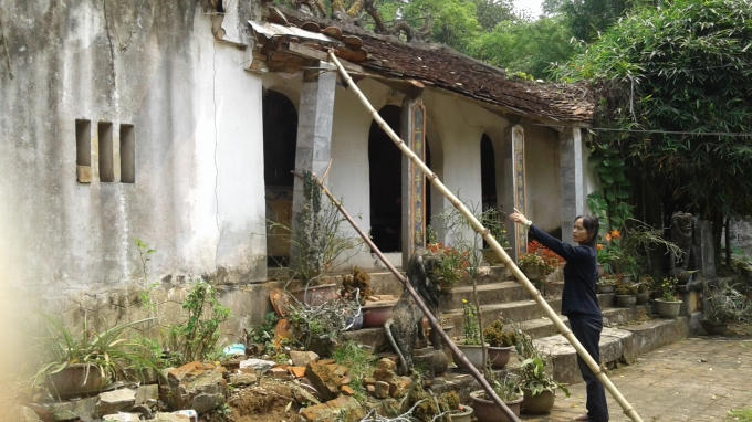 Đến đây, không ai nghĩ rằng đây là một di tích lịch sử - văn hóa cấp quốc gia. Diện mạo hiện tại của ngôi đền chưa xứng tầm với tên tuổi của một vị tướng lẫy lừng một thời.