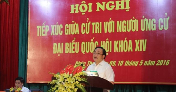 Bí thư Hà Nội Hoàng Trung Hải