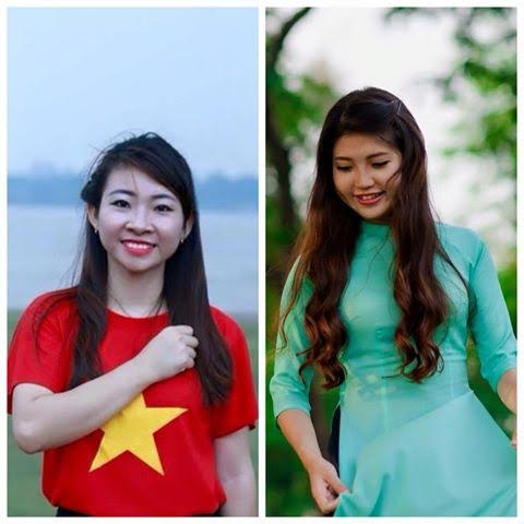 Hai nhân vật trải nghiệm Phạm Phương Anh và Chu Thị Quyên.