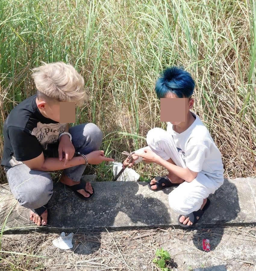 Nhóm "trộm nhí" đã thừa nhận thực hiện 02 vụ trộm cắp tài sản trên địa bàn phường An Hải, TP Đà Nẵng. (Ảnh: Công an TP Đà Nẵng)