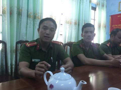 Trung úy Nguyễn Thành Trung đã không chút đắn đo suy nghĩ đến sự nguy hiểm bản thân mà chỉ nghĩ đến phải làm sao ngăn cản đối tượng trốn thoát”.