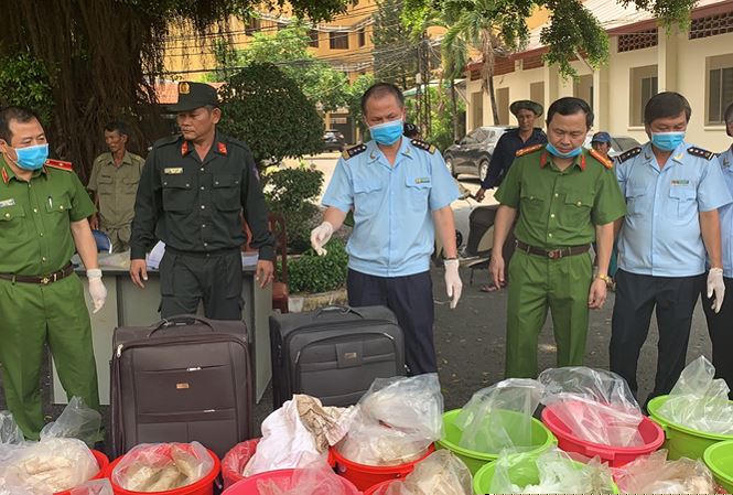 Đường dây vận chuyển trái phép 500kg ma túy ketamin bị Hải quan TP.HCM và Bộ Công an triệt phá ngày 12/5