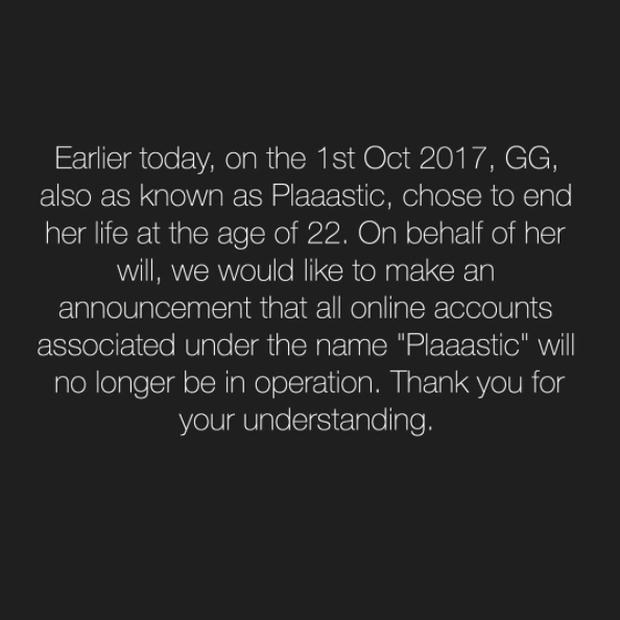 Bài đăng của Plaaastic trên Instagram.