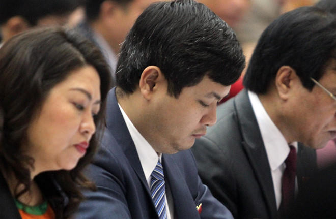 Ông Lê Phước Hoài Bảo cho biết bản thân đang rất bối rối sau kết luận vi phạm được công bố. (Ảnh Đắc Đức)