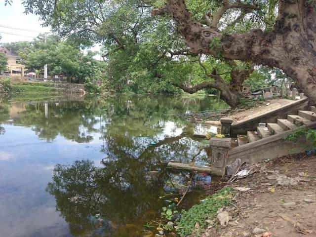 Bến sông nơi xảy ra vụ việc.