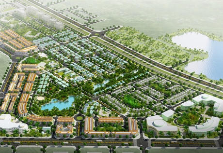 Phối cảnh dự án nhà ở sinh thái Xuân Phương. Ảnh: Tasco.