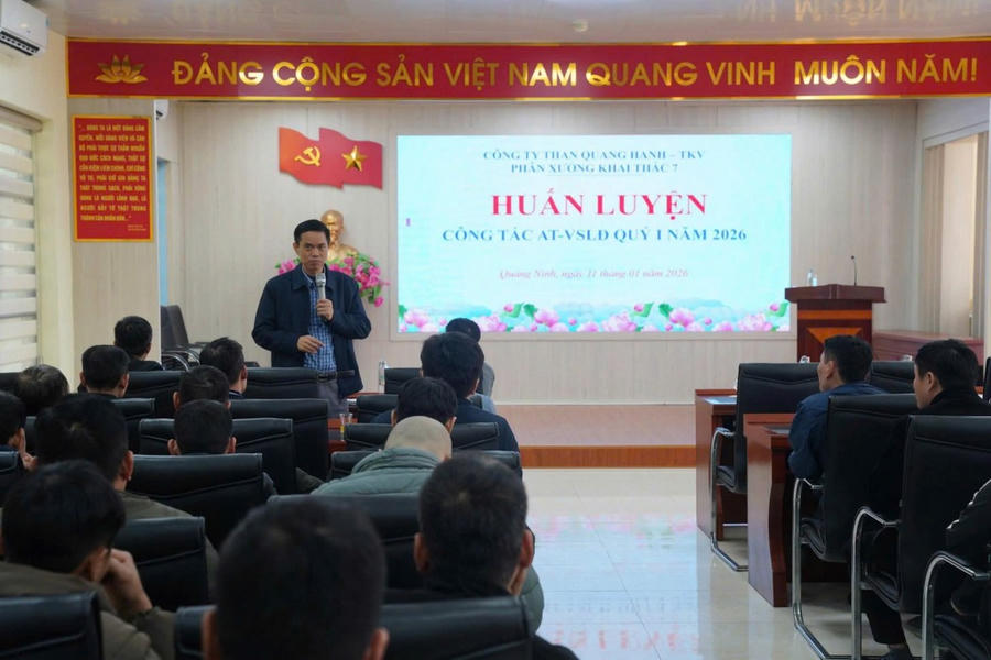 Than Quang Hanh mở đợt huấn luyện an toàn quy mô lớn đầu năm 2026.