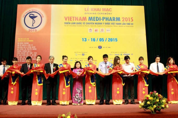Khai mạc triển lãm Quốc tế Chuyên ngành Y Dược Việt Nam lần thứ 22.