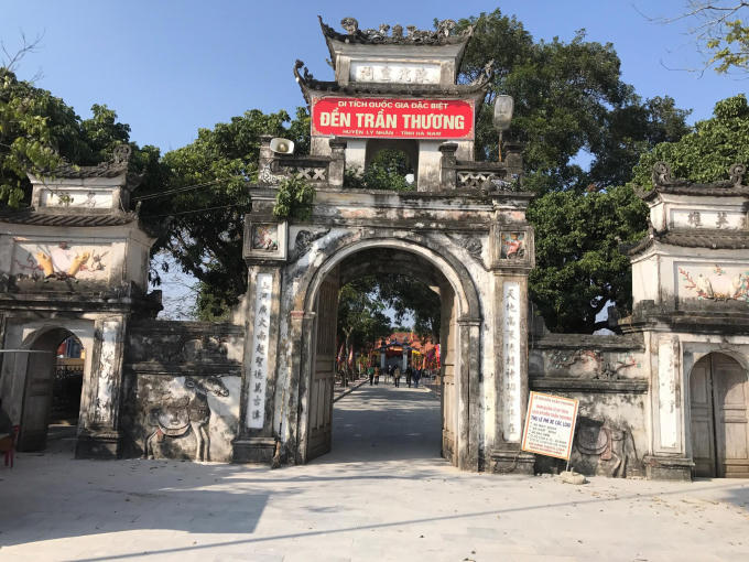 Di tích Quốc Gia đặc biệt đền Trần Thương.