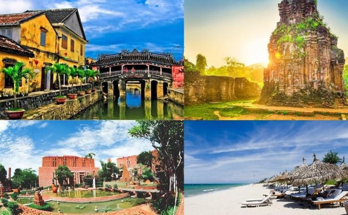 Tại không gian trưng bày “Vẻ đẹp Việt Nam” có nội dung giới thiệu về Năm Du lịch Quốc gia 2022 tại Quảng Nam với chủ đề “Du lịch xanh”.