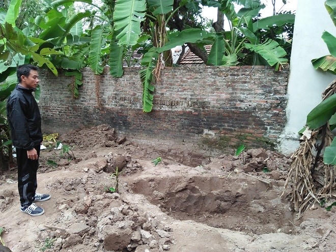 Hiện trường phát hiện thi thể hai bé gái.