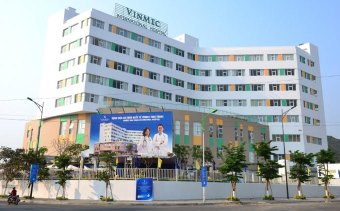 Toàn cảnh Bệnh viện Đa khoa Quốc tế Vinmec Nha Trang.