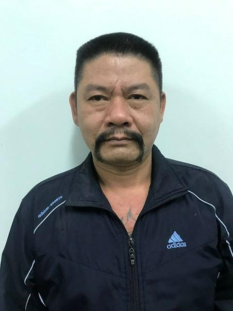 Đối tượng Lê Minh Phương tại cơ quan công an.