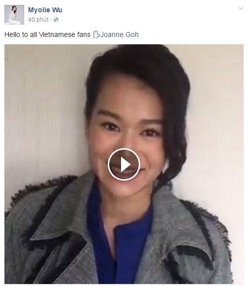 Video Hồ Hạnh Nhi thông báo tin vui đến fan Việt.