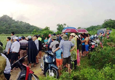 Hiện trường nơi phát hiện thi thể ông S.