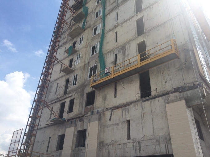 Chung cư Tân Bình Apartment đang trong quá trình thi công