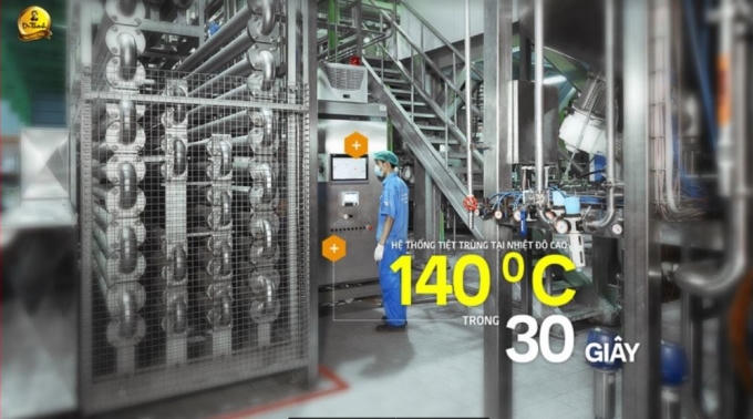 Công nghệ Aseptic được vận hành hoàn toàn tự động và khép kín, đảm bảo tuyệt đối an toàn vệ sinh thực phẩm.